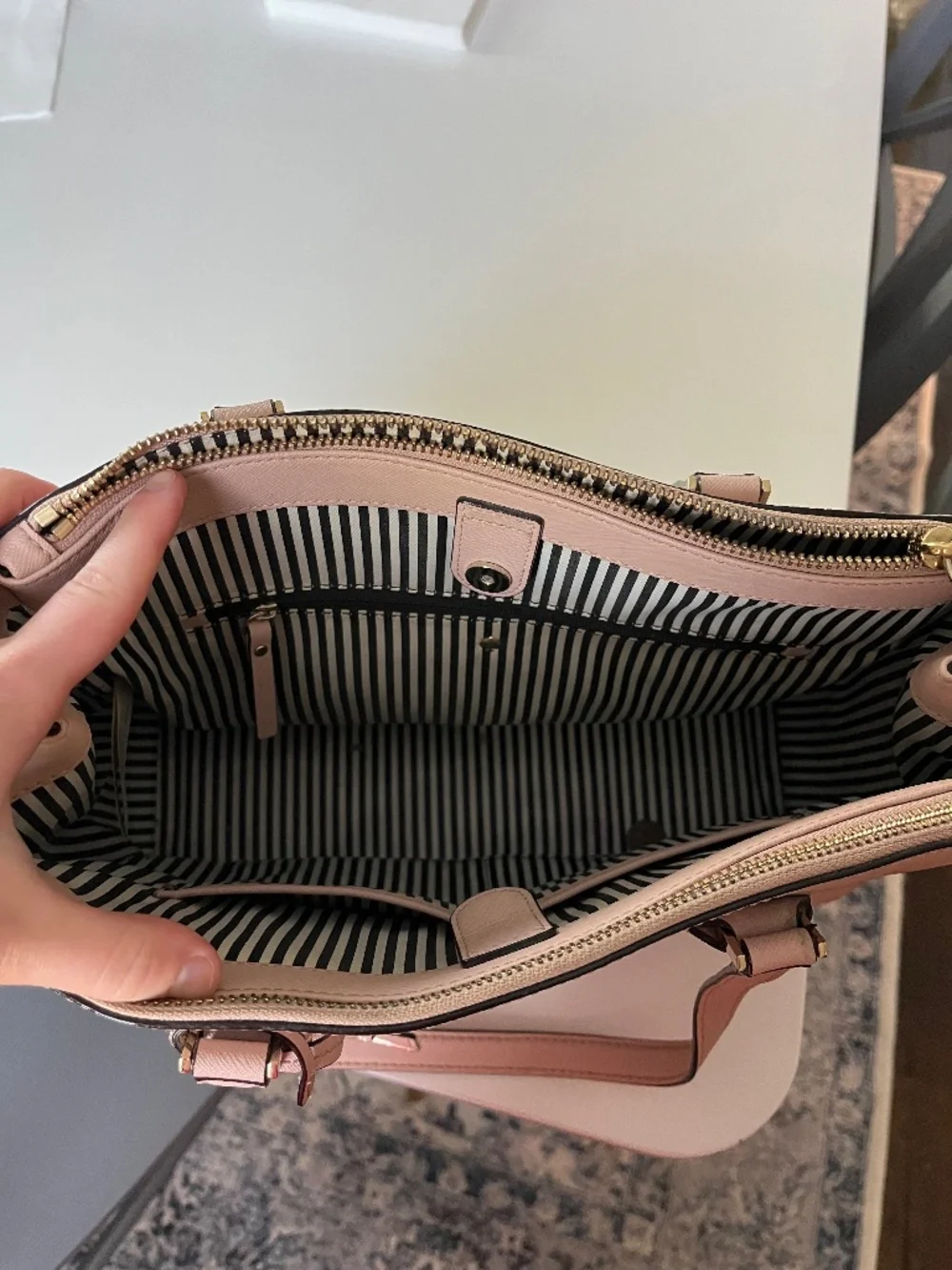 kate spade Blush Leather Tote